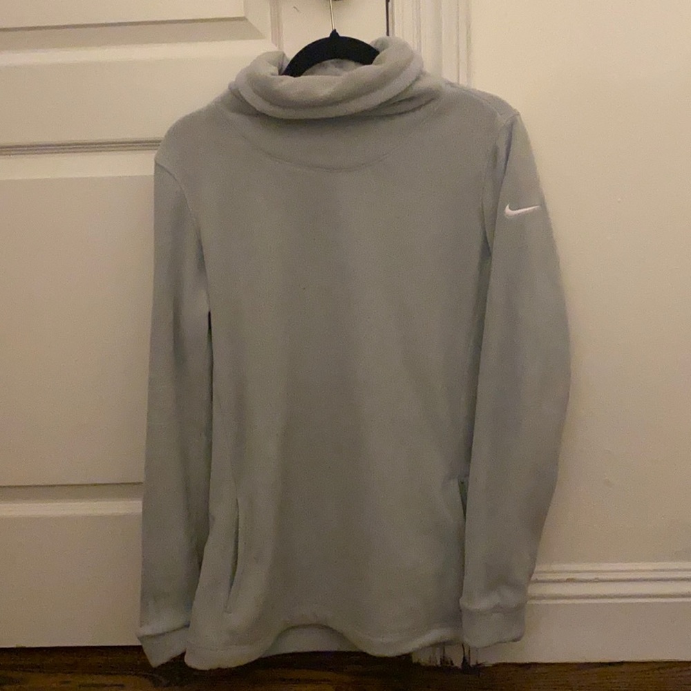Grey Nike Fleece Jacket